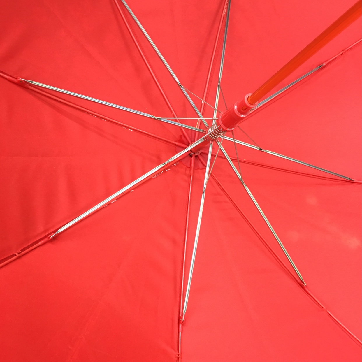 国潮58公分双层纱红纤维新娘伞详情图5
