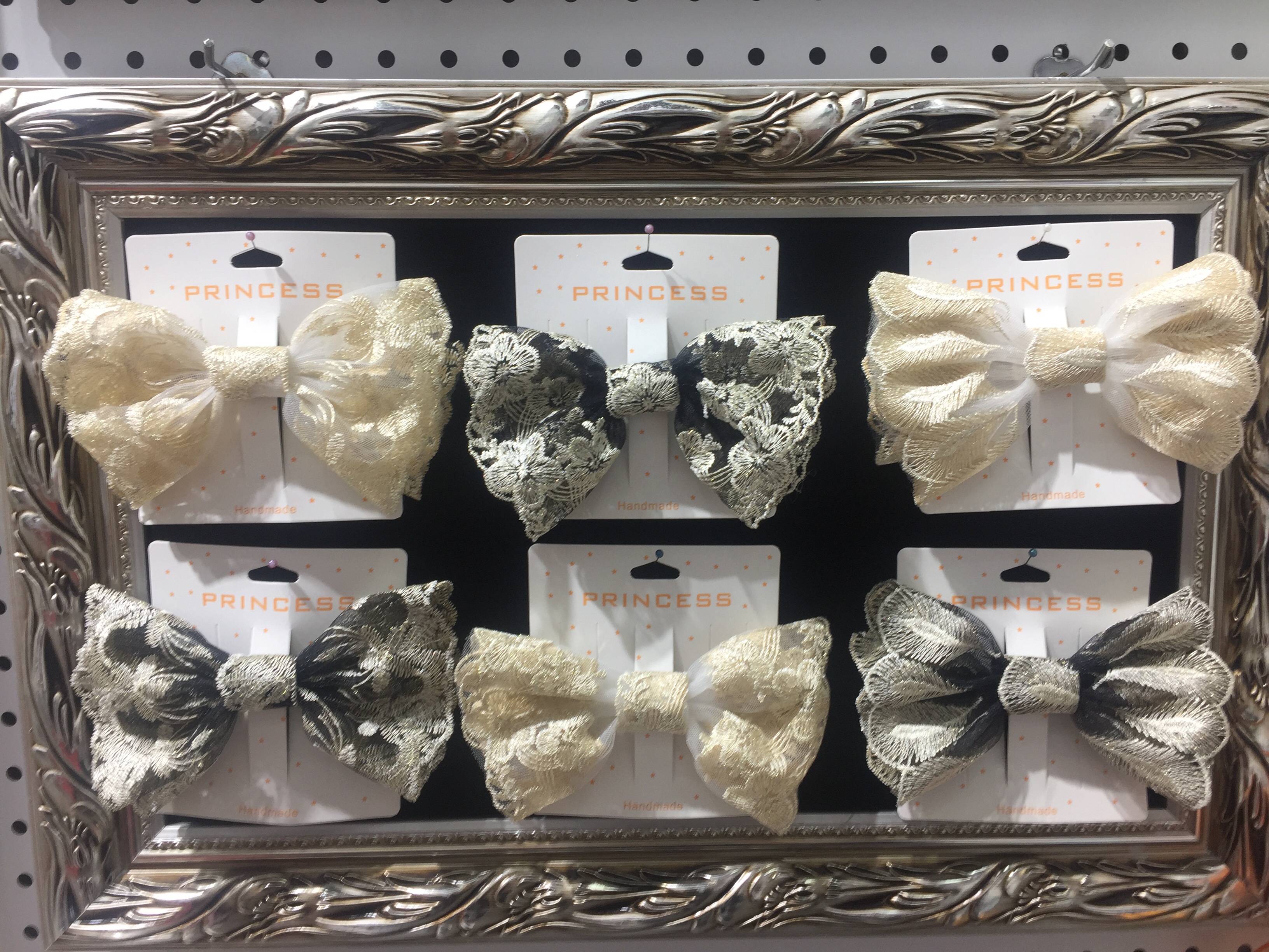 韩式金丝花边大蝴蝶结女韩版潮流时尚女孩可爱软妹少女详情图4