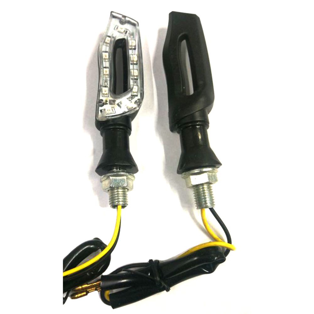 跨骑踏板摩托车改装配件个性创意led防水流光跑马流水转向灯详情图1