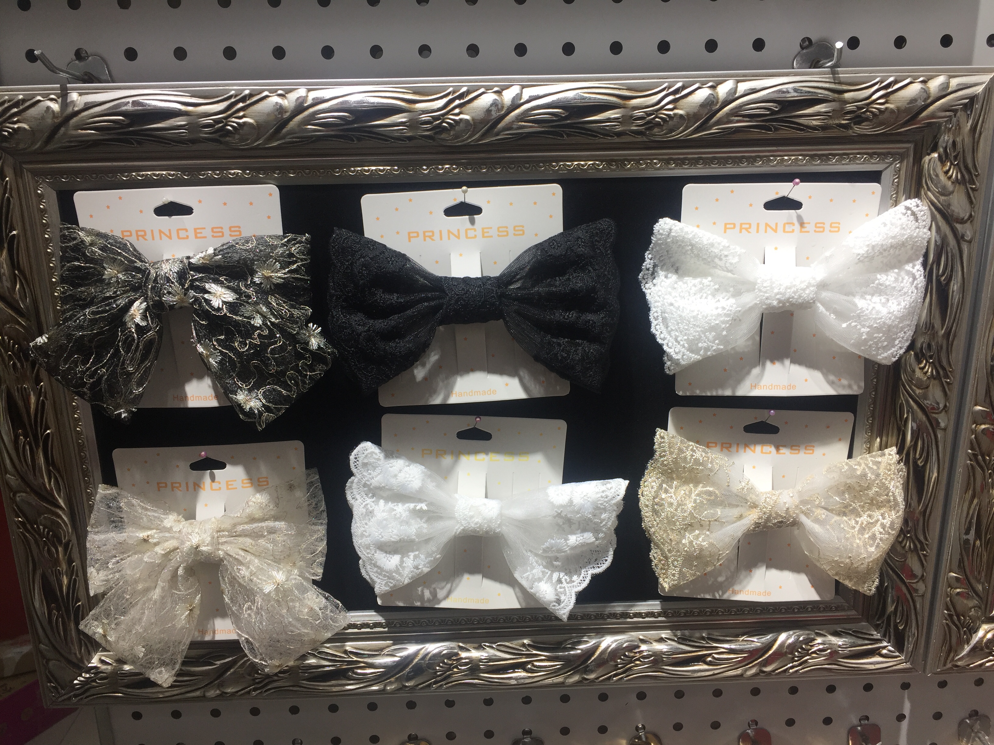 韩式金丝花边大蝴蝶结女韩版潮流时尚女孩可爱软妹少女详情图2