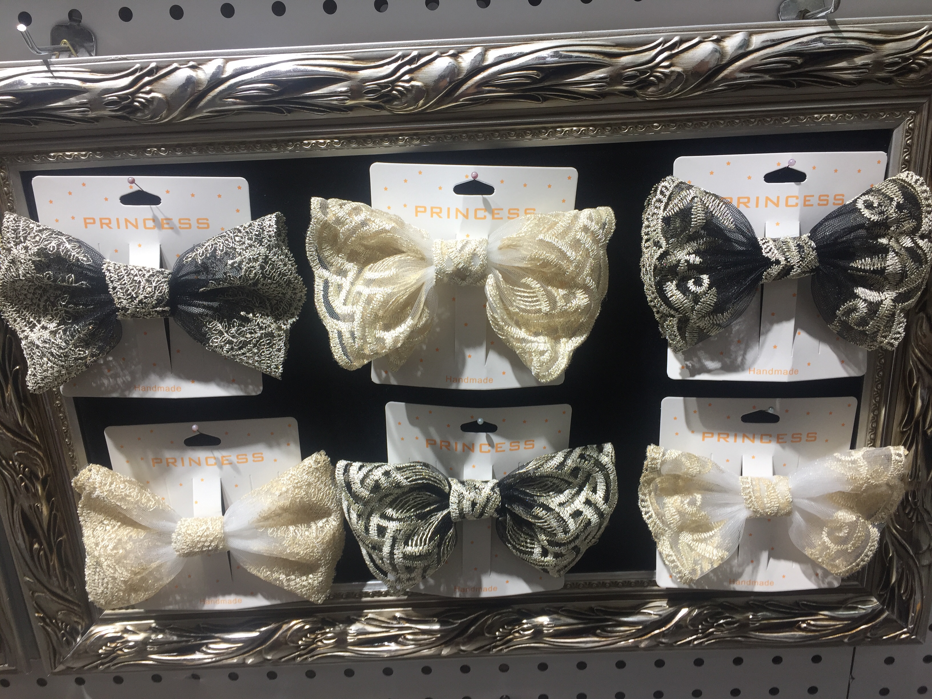 韩式金丝花边大蝴蝶结女韩版潮流时尚女孩可爱软妹少女详情图3