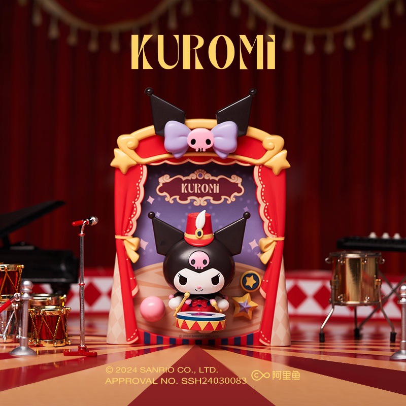 正版jaka马戏团拼装潮玩积木三丽鸥玉桂狗简易手办女孩生日礼物详情图2