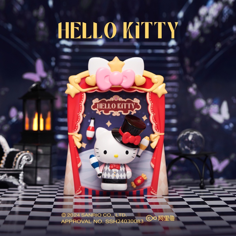 正版jaka马戏团拼装潮玩积木三丽鸥玉桂狗简易手办女孩生日礼物详情图3