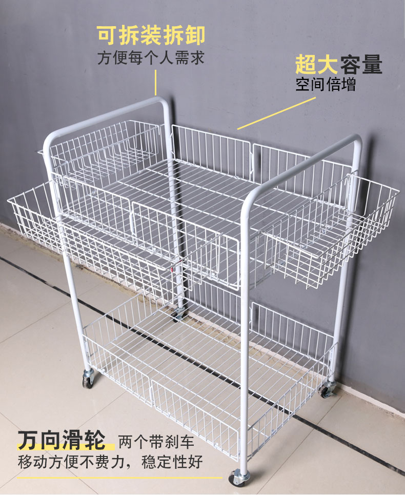  网红摆摊可折叠移动多层甜品零售钵仔糕冰粉 地摊推车花车详情7