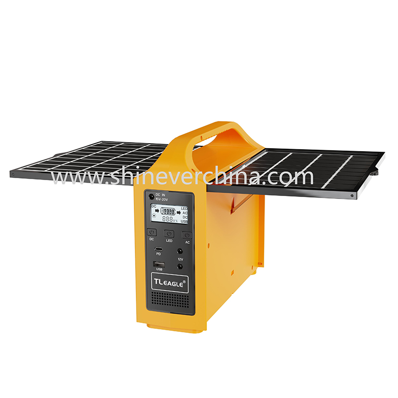 shinever 户外家用便携式储能电源 太阳能板一体蓄电池 500w protable power station详情图2