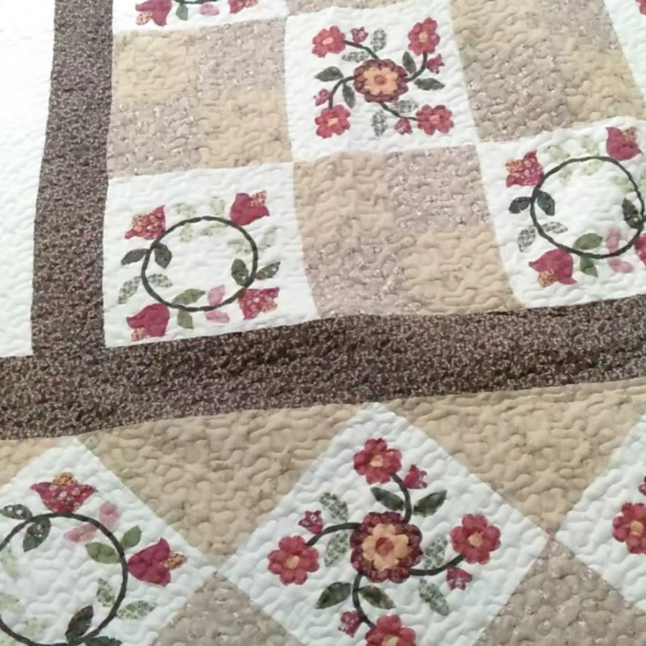 厂家直销批发绗缝地垫110*210全棉地垫2详情图1