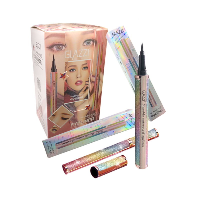 glazzi网红同款星空防水眼线笔速干酷黑不晕染眼线液笔彩妆批发详情图12