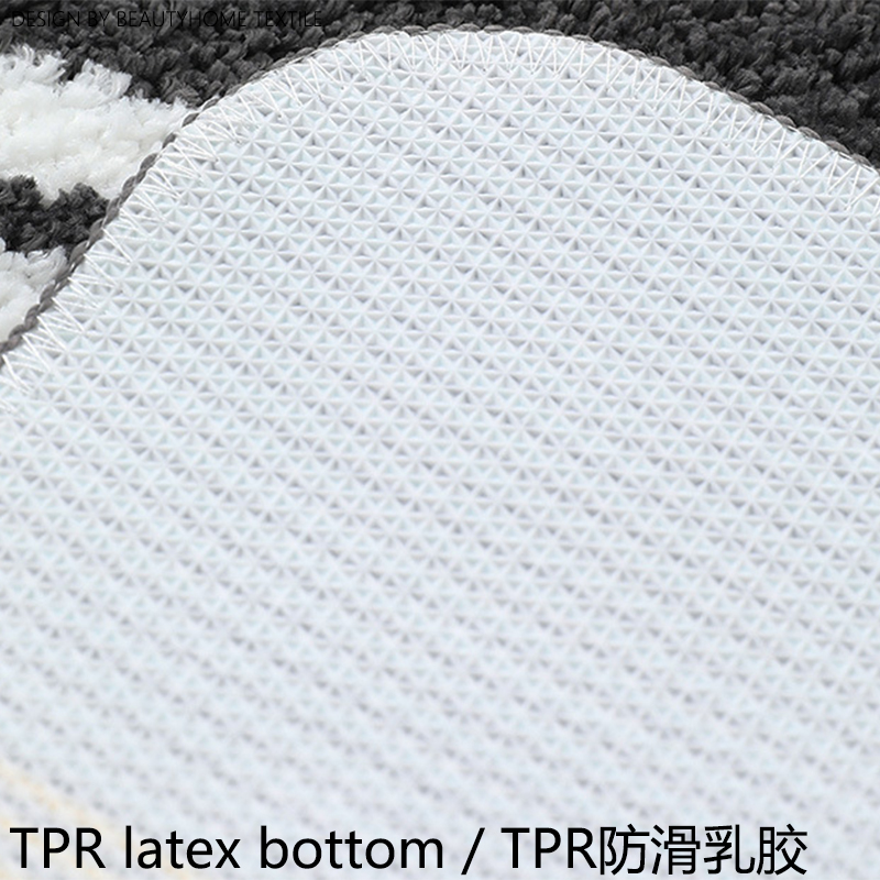 ibh简约卡通可爱小猫新款毛绒卫生间卧室吸水浴室卫浴客厅速干暖脚防滑垫进门家用入户卧室脚垫地垫地毯bh22081708详情图4