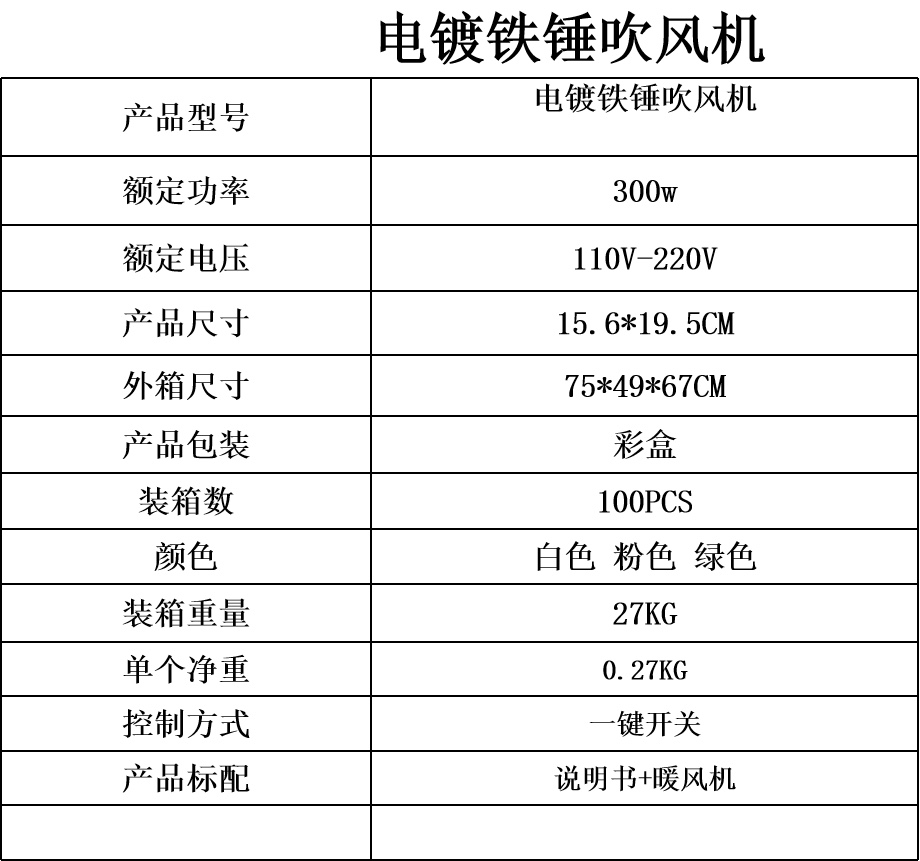 厂家批发锤子吹风机家用大功率电吹风冷热吹风筒低噪强风不伤发根详情图1