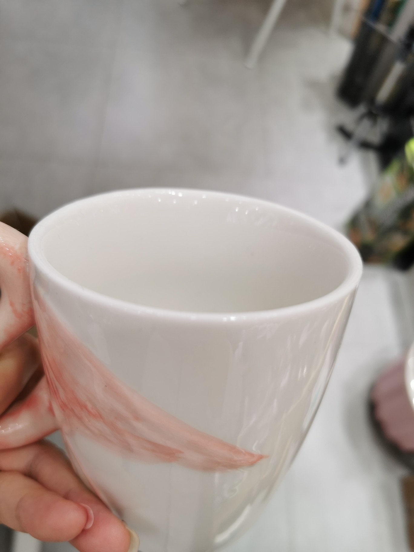 少女系火烈鸟陶瓷杯咖啡杯游戏陶瓷杯 游戏机马克子 创意造型骨瓷杯详情图6