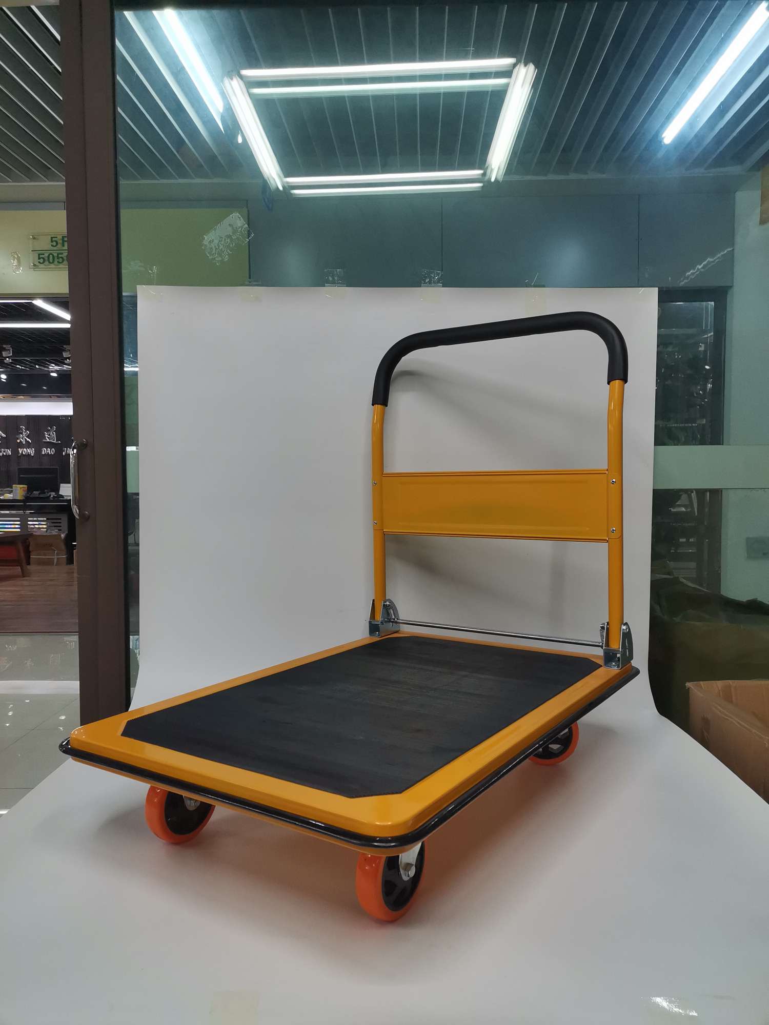 仓储物流拉货可用的手推车可折叠平板车手推车详情图2