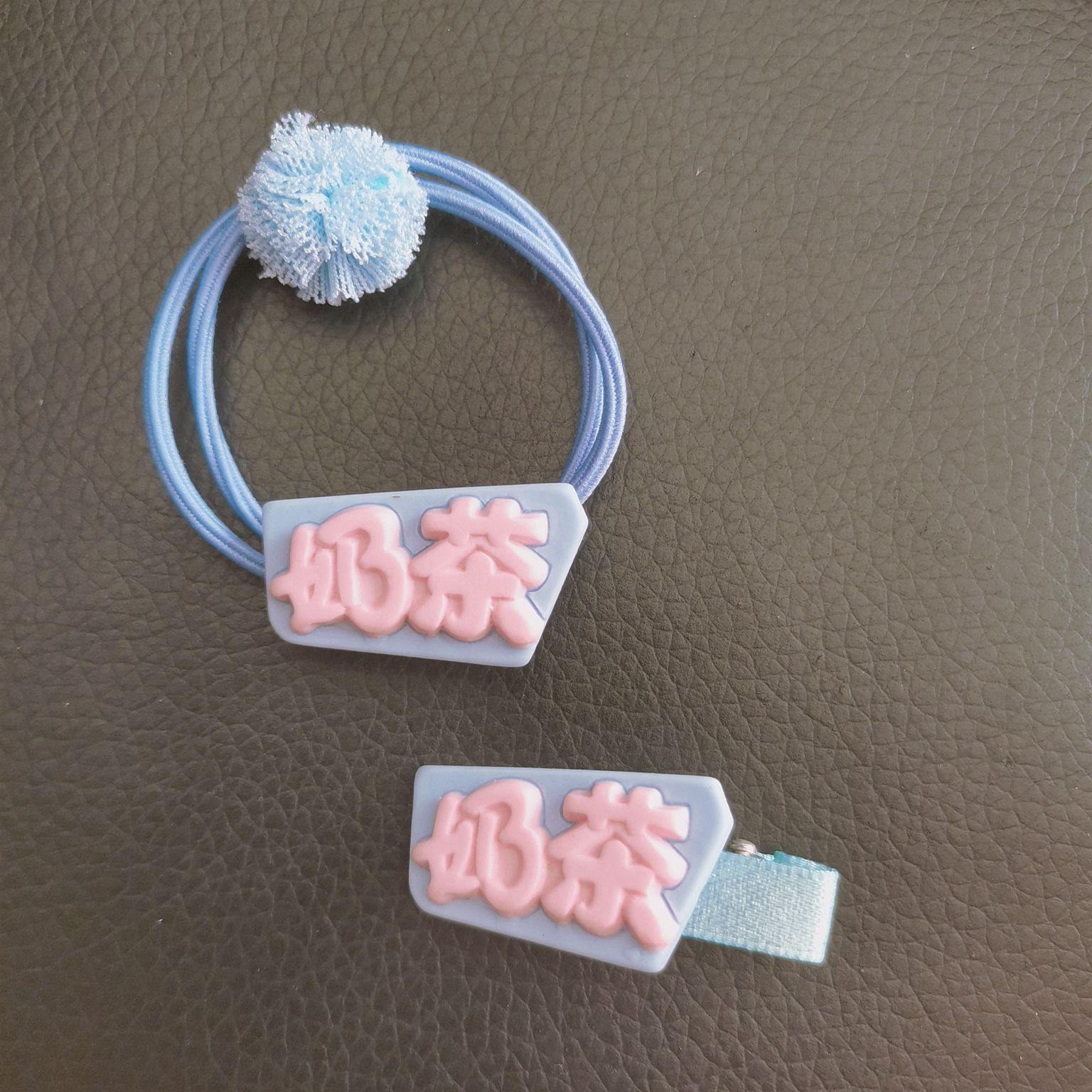 摩登女孩 少女风ins风格可爱宝贝儿童套装 拍1组发10个（5个夹子5个皮筋）款式颜色随机详情图5