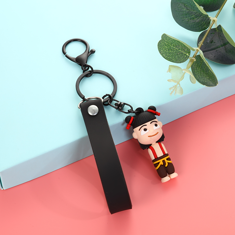 软胶创意卡通公仔摆件3d立体手办公司盲盒企业吉祥物礼品钥匙扣详情图4