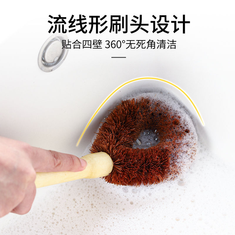 3个椰棕洗锅刷不粘油锅刷子厨房用刷清洁刷长柄清洁洗刷锅碗神器详情图8