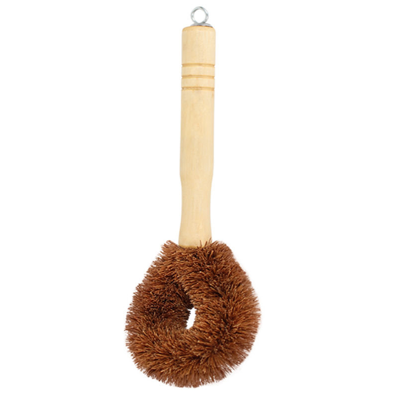 3个椰棕洗锅刷不粘油锅刷子厨房用刷清洁刷长柄清洁洗刷锅碗神器详情图3