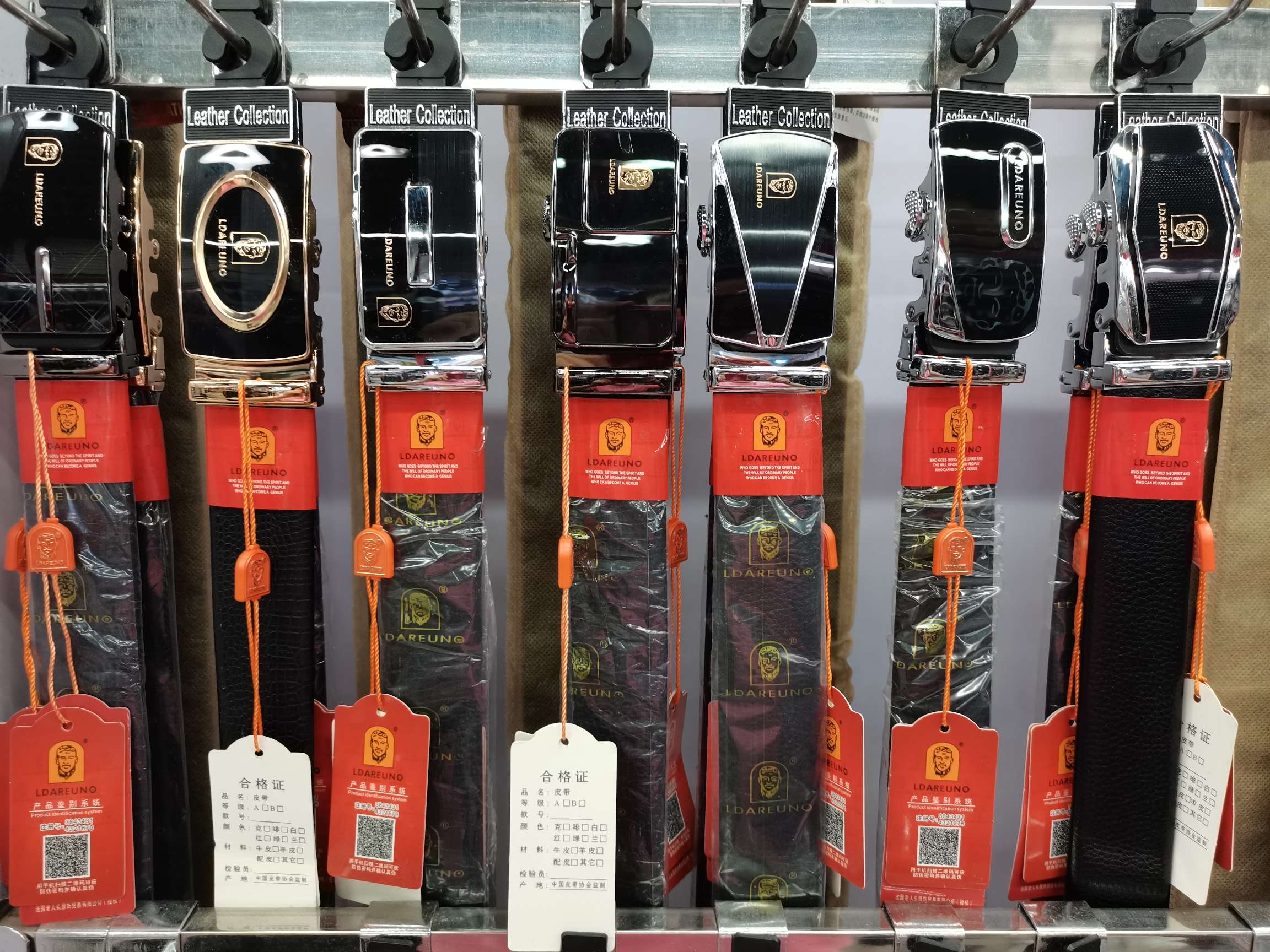 厂家直销老人头自动扣皮带经典百搭腰带详情图2