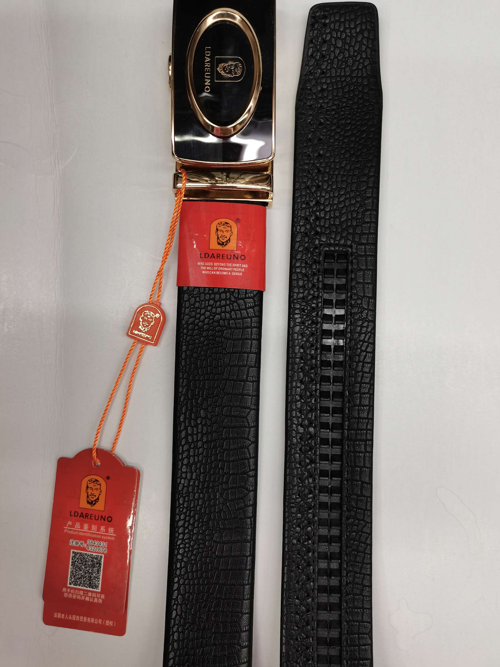 厂家直销老人头自动扣皮带经典百搭腰带详情图3