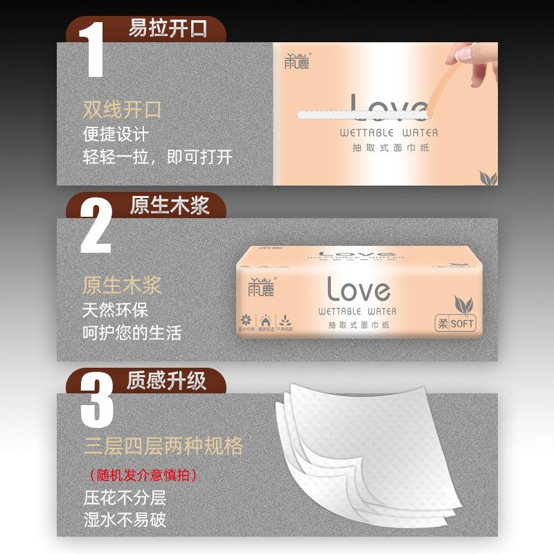 80包抽纸家用整箱卫生纸便携压花纸抽纸巾实惠装餐巾纸厂家代发详情图4