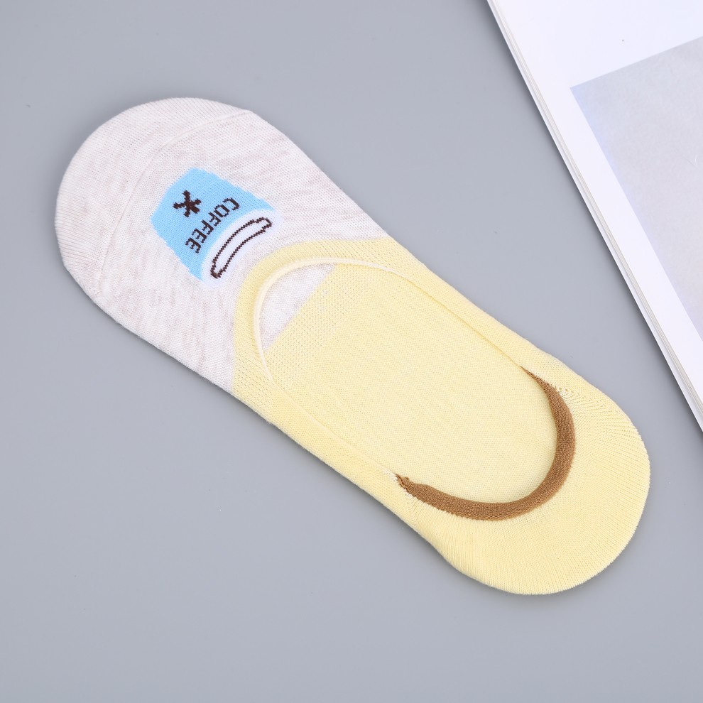 5双装31405夏季薄款隐形浅口短袜不掉跟ins风袜子多彩时尚配色带防滑硅胶船袜厂家直销义乌好货一件代发花型随机详情图3