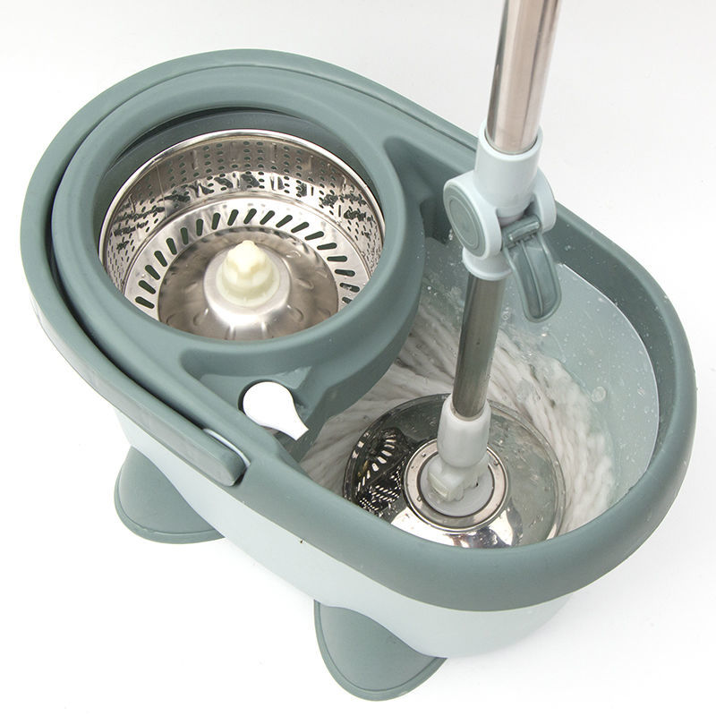 【超厚】拖把旋转拖把桶家用懒人拖把拖布桶墩布桶好神拖 3拖把头详情图5