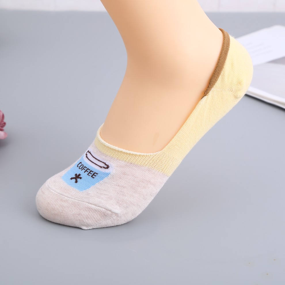 5双装31405夏季薄款隐形浅口短袜不掉跟ins风袜子多彩时尚配色带防滑硅胶船袜厂家直销义乌好货一件代发花型随机详情图4