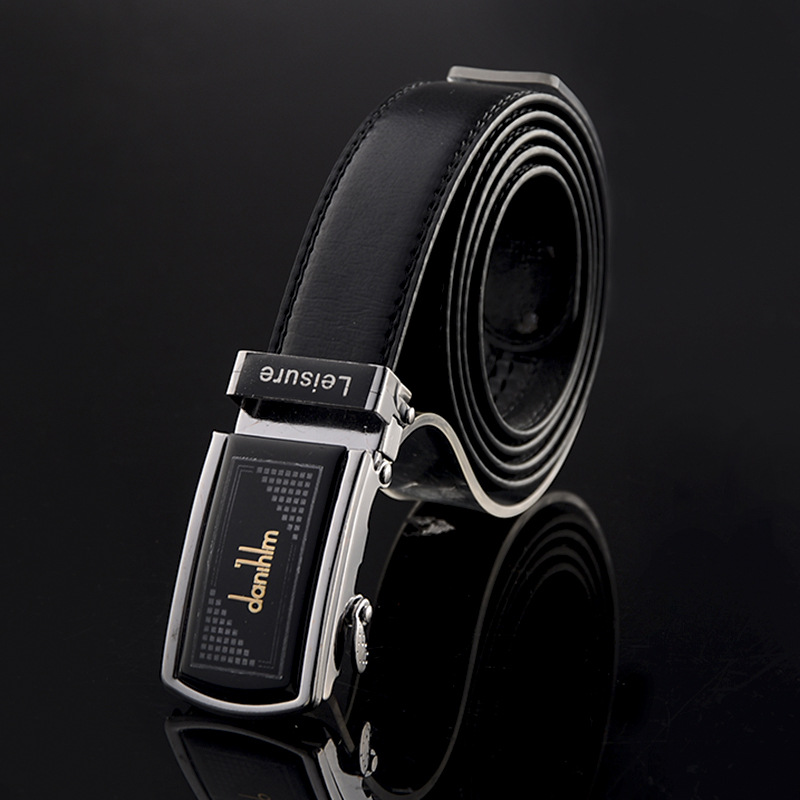 地摊展会热销男士pu仿皮自动扣皮带 礼品裤腰带商务休闲皮带批发详情图4