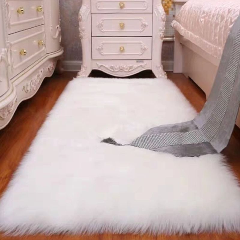 新疆民族风垫子 方块毯 羊皮商用地毯 地垫三件套 高档耐磨防滑装饰毯00002详情图4