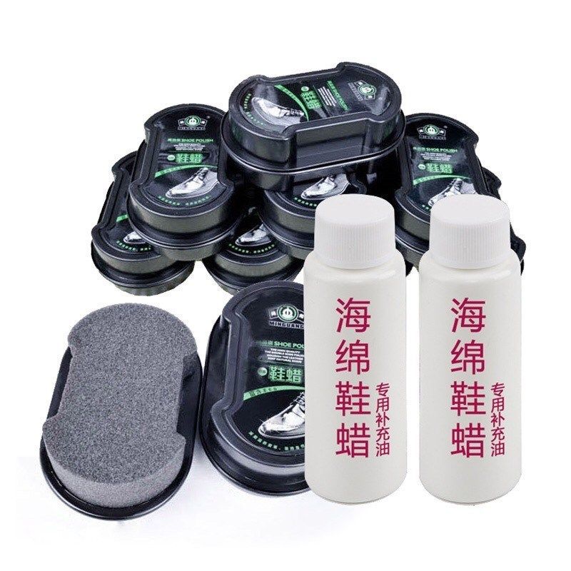 【一擦即亮】鞋擦皮鞋保养增亮神器双面海绵鞋擦无色鞋蜡刷子鞋油详情图8
