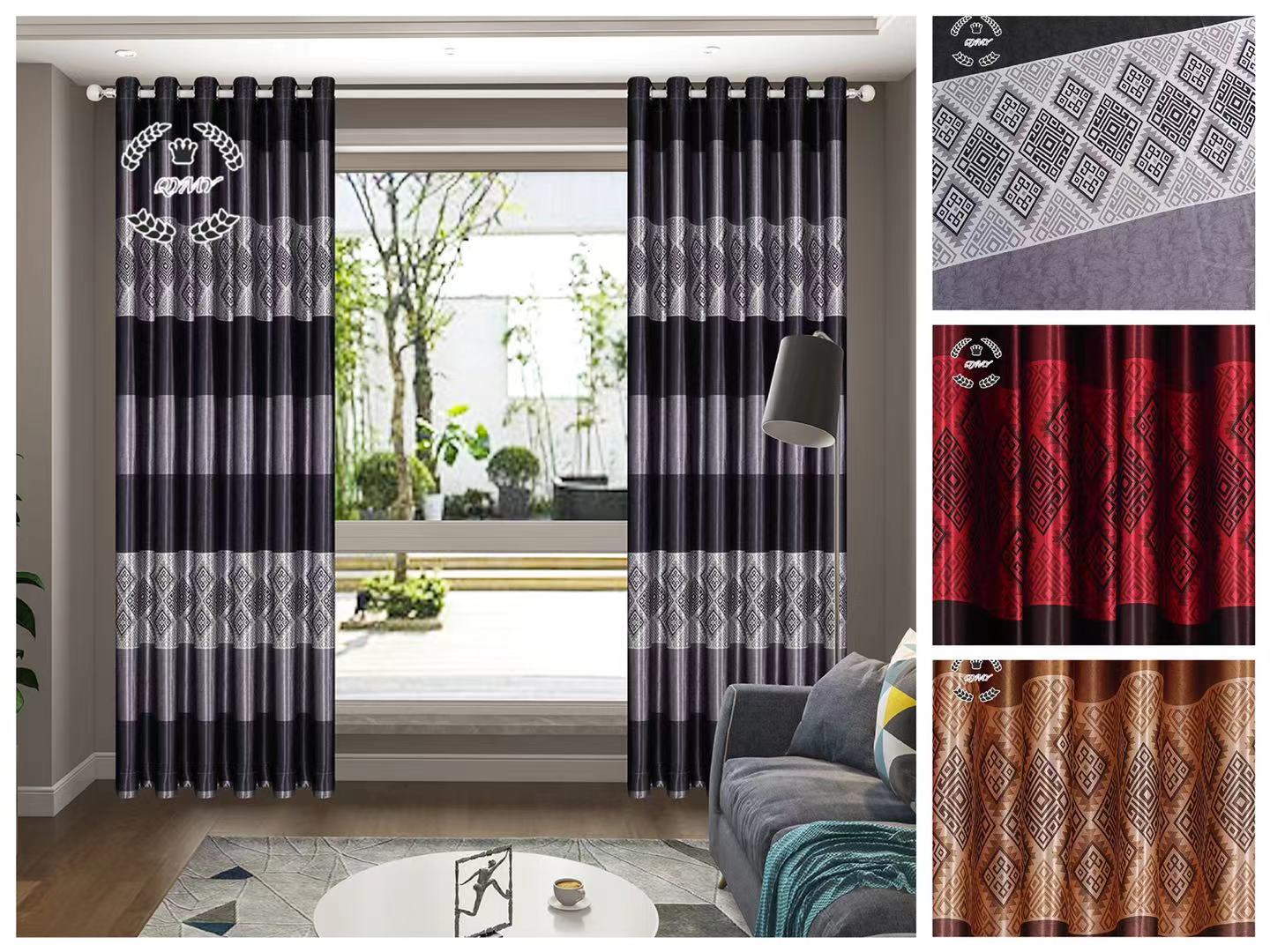 窗帘 成品 客厅卧室遮光  隔热详情图1