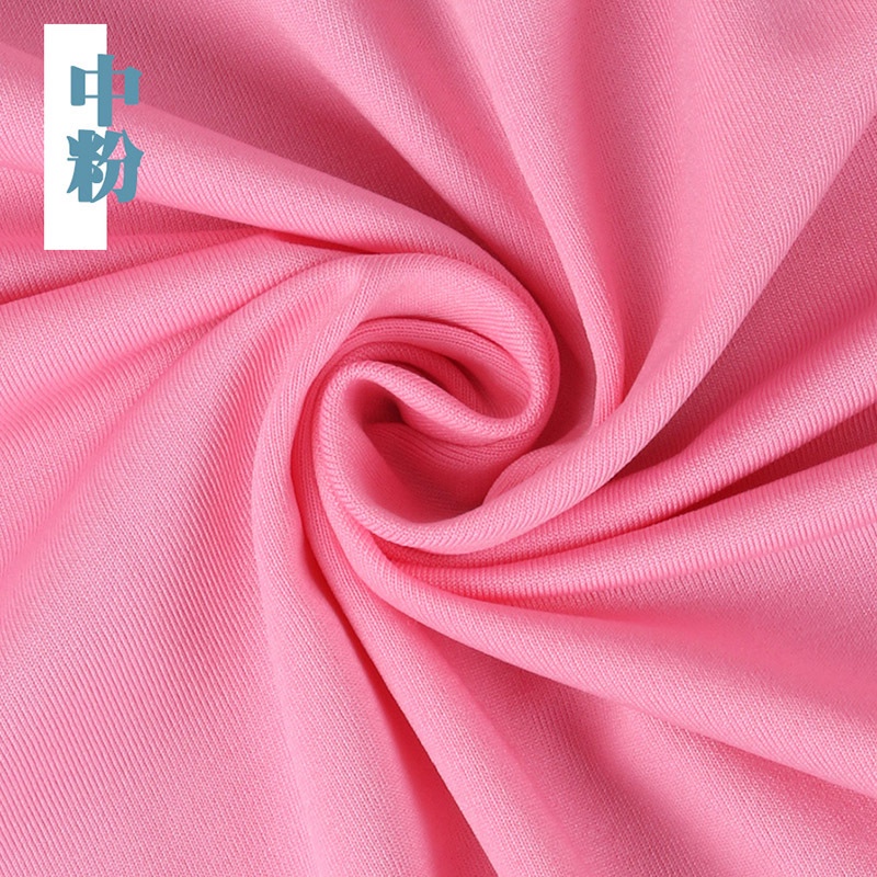 现货牛奶丝四面弹力布 针织氨纶布 服装里布 瑜伽运动服布料详情图7