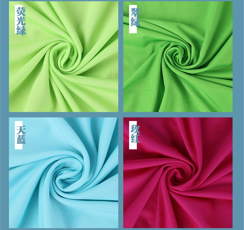 现货牛奶丝四面弹力布 针织氨纶布 服装里布 瑜伽运动服布料详情图4