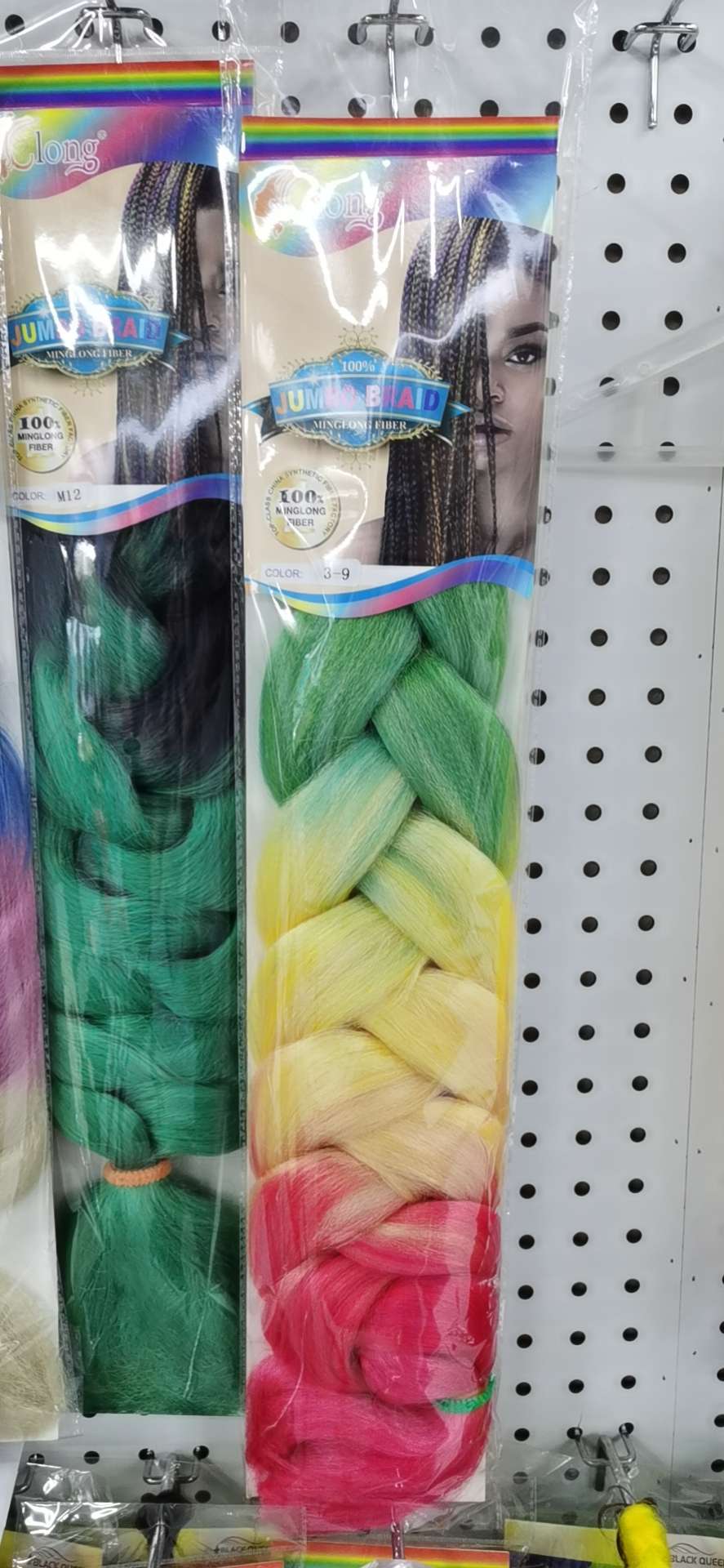 165克三色大辫子非洲脏辫假发辫子详情图2