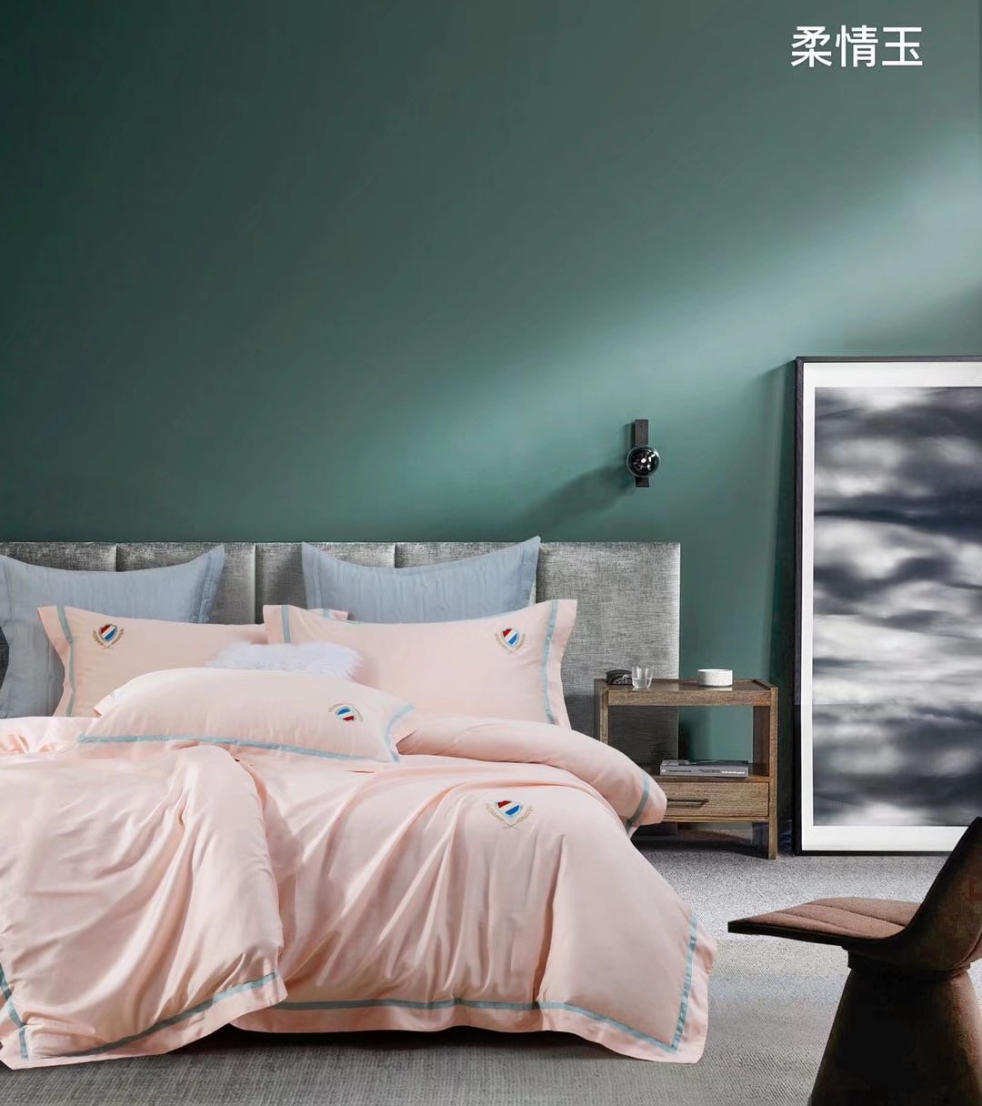 01支长绒棉四件套多件套纯棉四件套全棉被子被套春秋被礼品被婴儿双层纱套件天然乳胶床垫乳胶枕芯立体水洗棉冬被详情图1