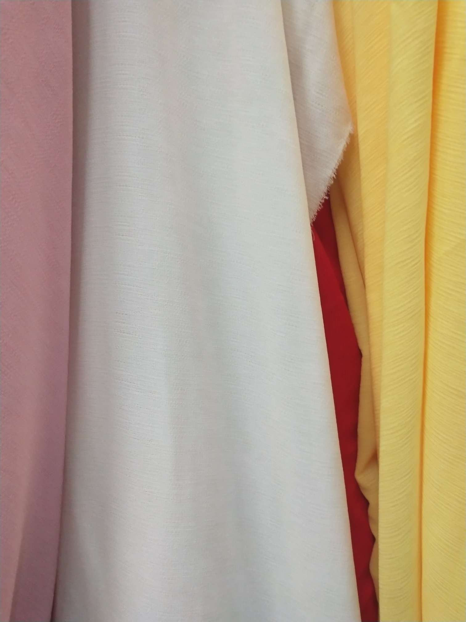 雪纺米白详情图1