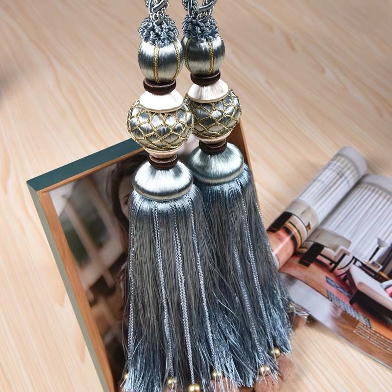 新款厂家直销可零售批发窗帘挂球 详情图1