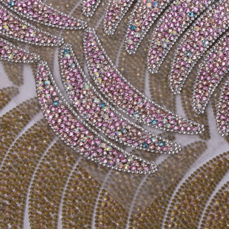 水钻胶网饰品网钻热熔背胶月亮形随意diy发夹化妆盒箱包服饰配件详情图3