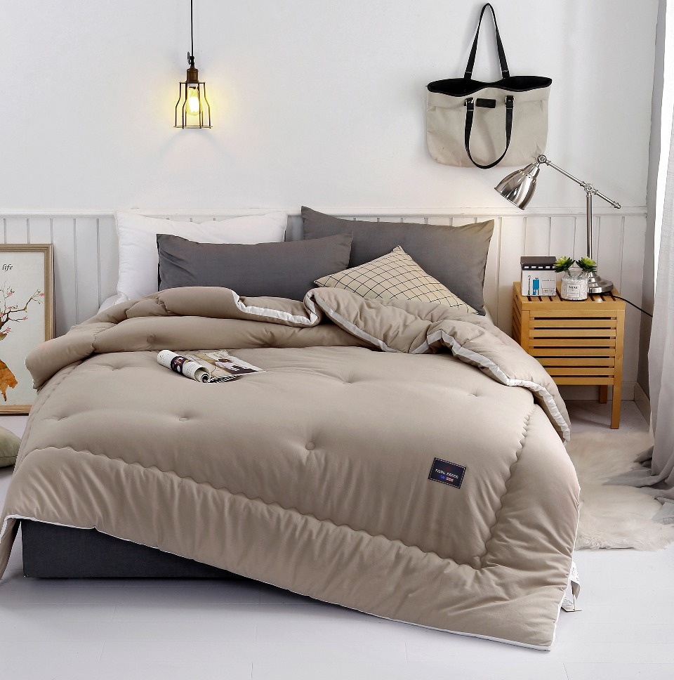 02支长绒棉四件套多件套纯棉四件套全棉被子被套春秋被礼品被婴儿双层纱套件天然乳胶床垫乳胶枕芯立体水洗棉冬被详情4