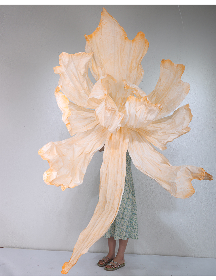 巨型纸艺美塑花大型蝶舞花婚庆婚礼橱窗装饰摄影背景立体手工纸花详情10