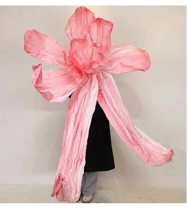 巨型纸艺美塑花大型蝶舞花婚庆婚礼橱窗装饰摄影背景立体手工纸花详情11