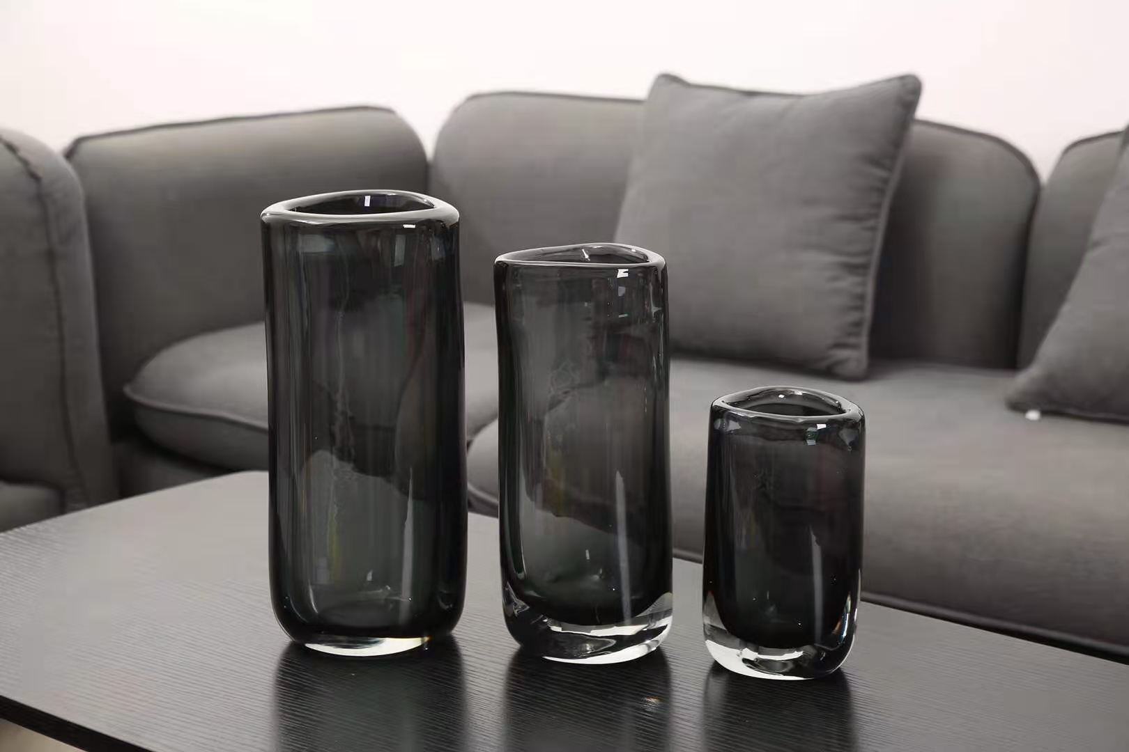 玻璃花瓶玻璃工艺品手工磨刻工艺品35详情图1