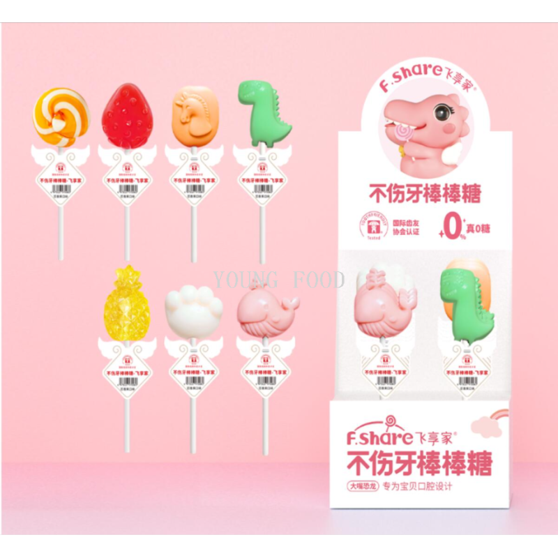批发包邮 飞享家 棒棒糖网红零食糖果儿童零食水果味糖果礼盒详情图3