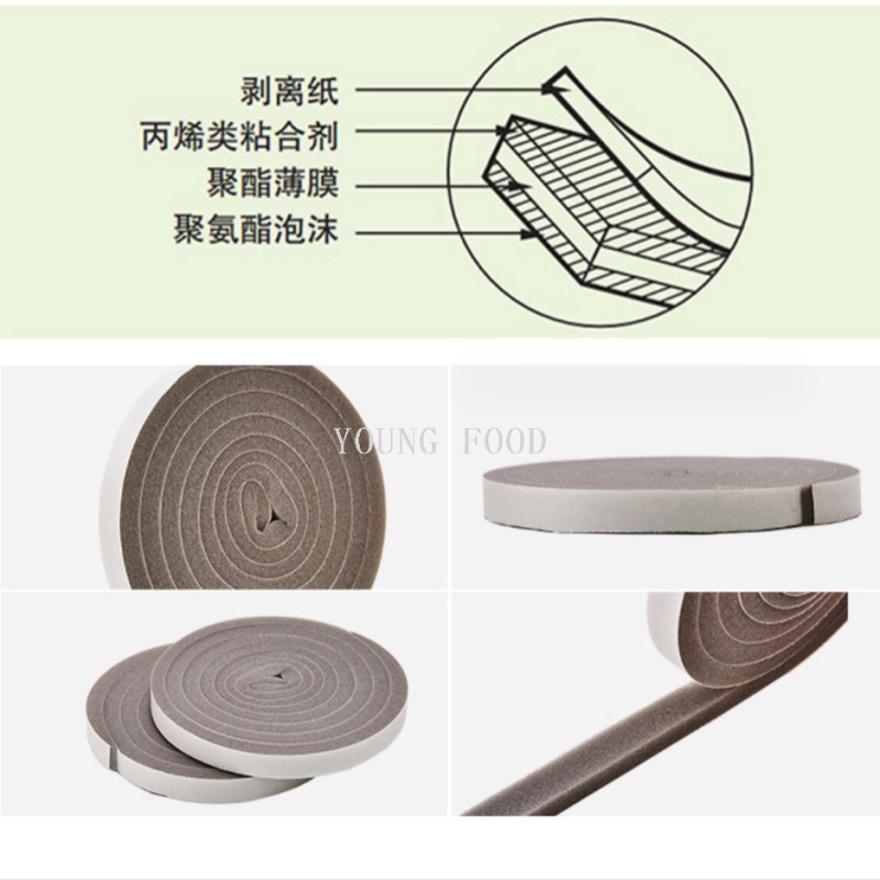 包邮！日本进口门窗防风密封条缝隙条防尘隔音胶条宽幅防撞贴软胶详情图5