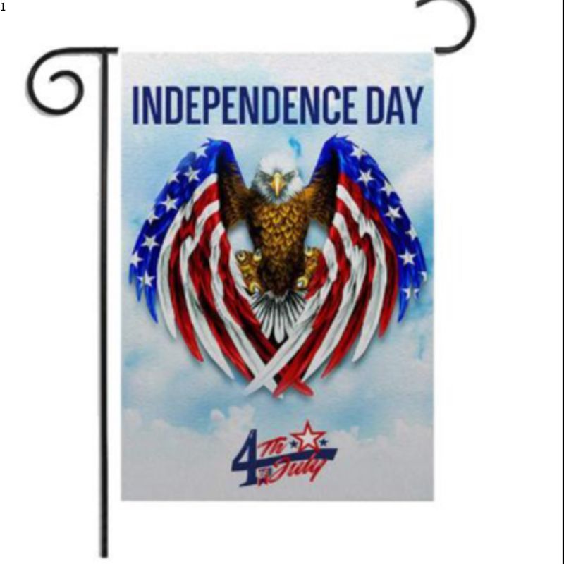 亚马逊专供夏季花园旗数码双面亚麻印花图案户外庭院旗帜厂家批发16详情图4