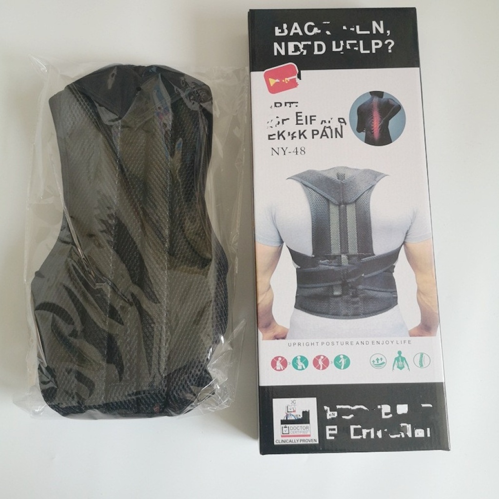 驼背矫正带背姿姿势纠正带背部矫姿带 背带加强矫正器支撑固定带详情4