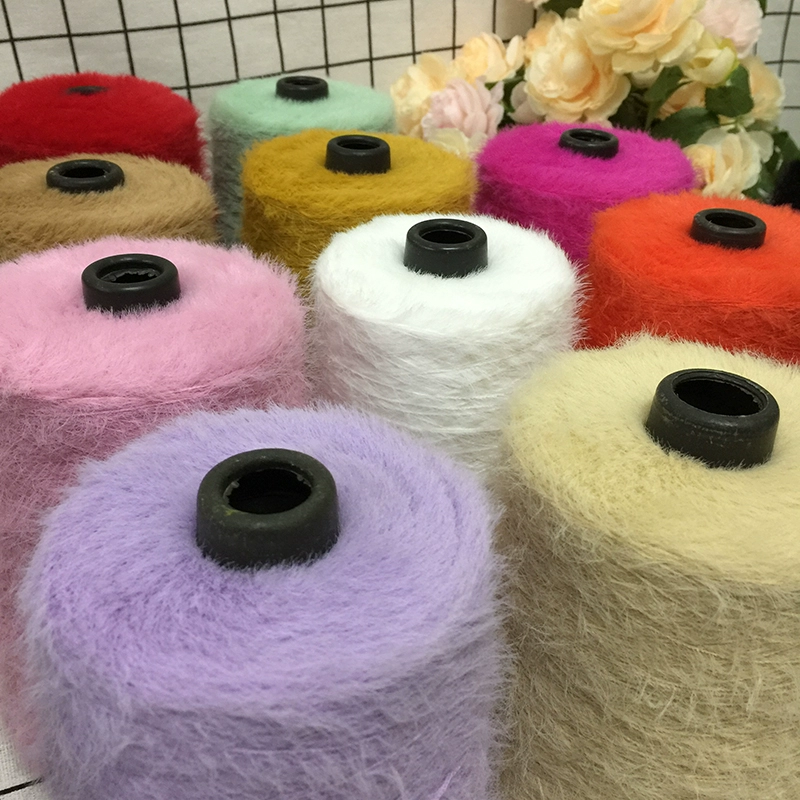 仿貂绒毛线 宝宝线双面绒貂绒线diy手编中粗围巾披肩外套线棒针线详情1