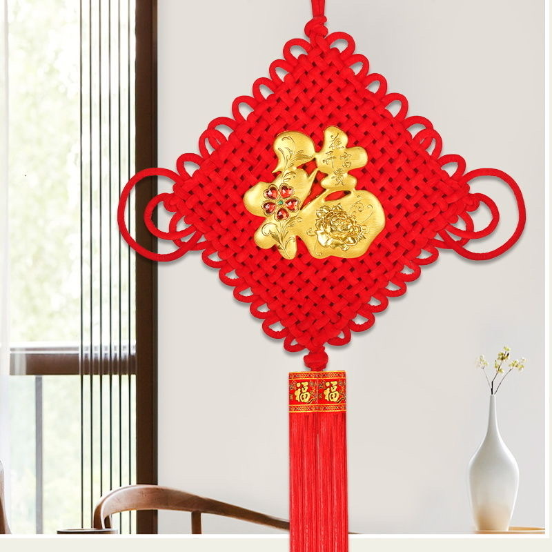 福字挂件中国结编织线节日礼品客厅大小号装饰中国结福字详情图2