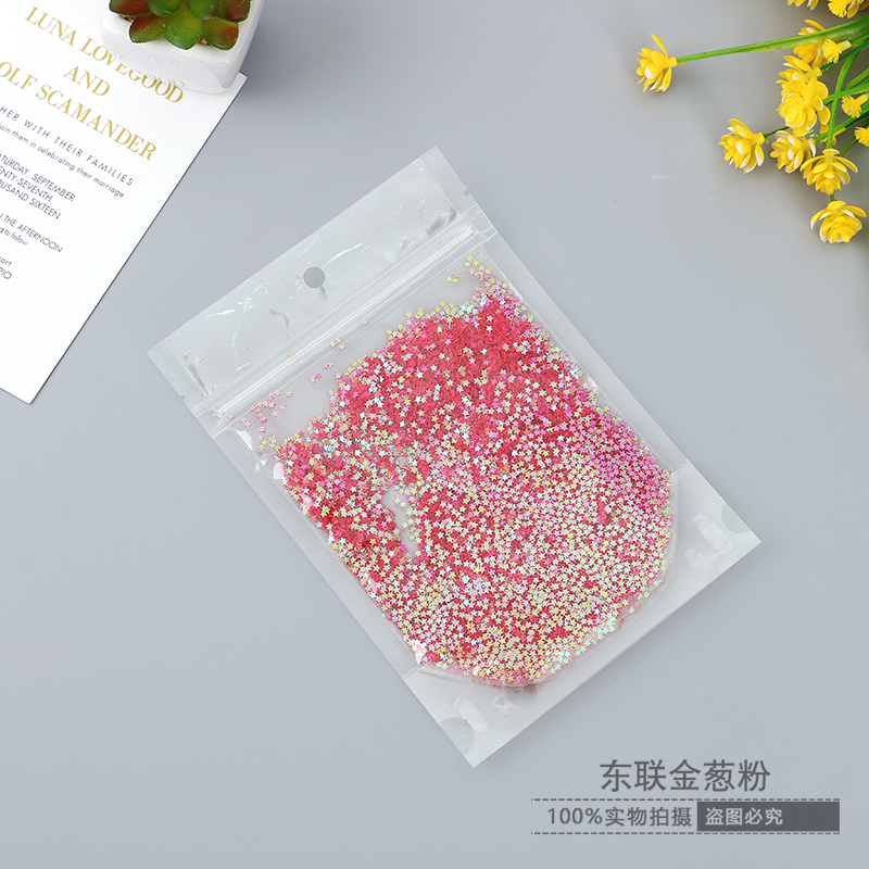 美甲亮片糖果纸碎片七彩幻彩碎玻璃贴纸糖果饰品纸白钻镜片金光亮片详情图4