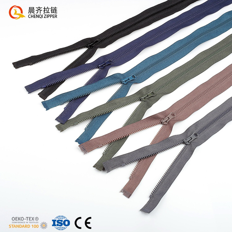 厂家批发5#树脂单开普通牙夹克外套时尚背包服装辅料详情图2