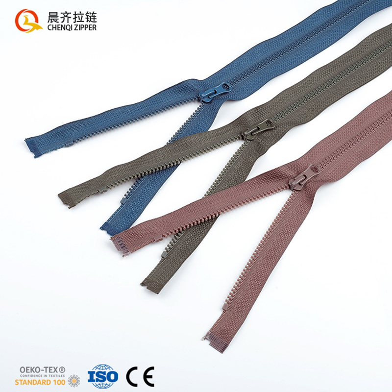 厂家批发5#树脂单开普通牙夹克外套时尚背包服装辅料详情图4