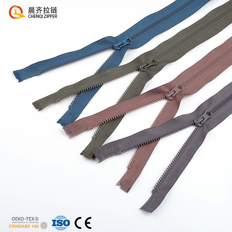 厂家批发5#树脂单开普通牙夹克外套时尚背包服装辅料详情图3